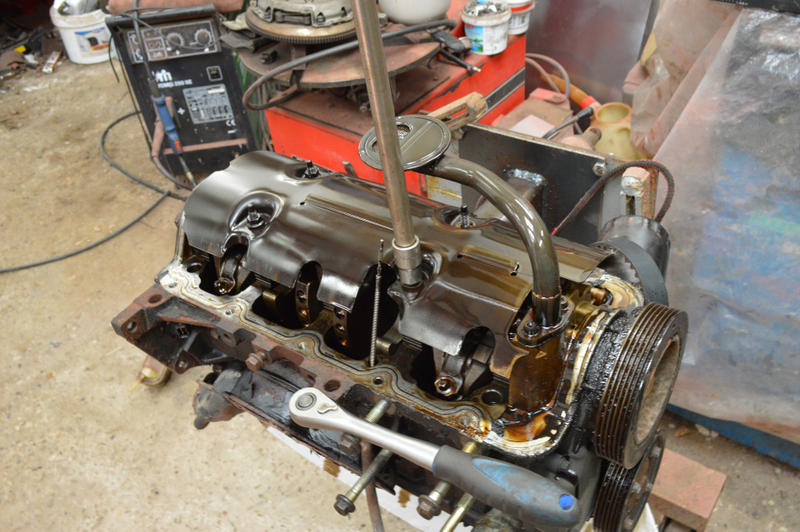 Illustration for article titled Waiting for parts, Engine Prep.
